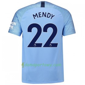 Koszulka Manchester City Mendy 22 Domowe Koszulki Piłkarskie 2018-2019 Krótki Rękaw